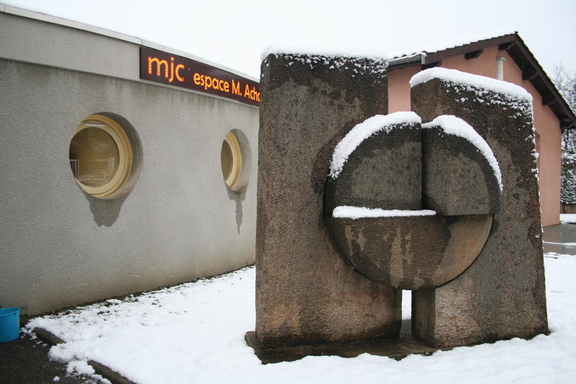 La MJC sous la neige de novembre... (16)