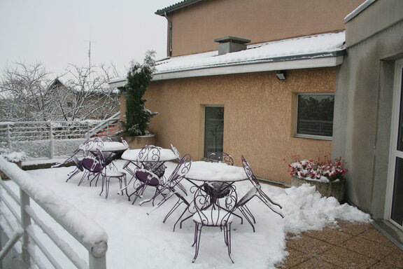 La MJC sous la neige de novembre... (20)