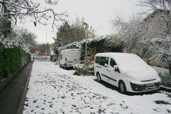 La MJC sous la neige de novembre... (21)